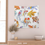 FISH FISH FISH Wall Tapestry Gallery Image 2