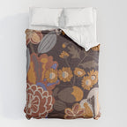 Brown floral Comforter Gallery Image 6
