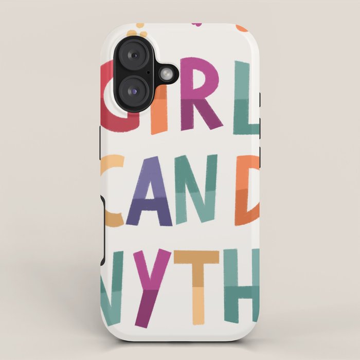 Girls can do anything  iPhone Case Gallery Image 1