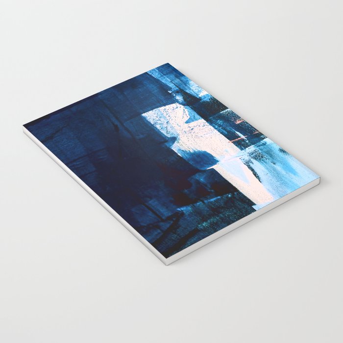 On the Dock: a pretty abstract design in blues and pinks by Alyssa Hamilton Art Notebook Gallery Image 3