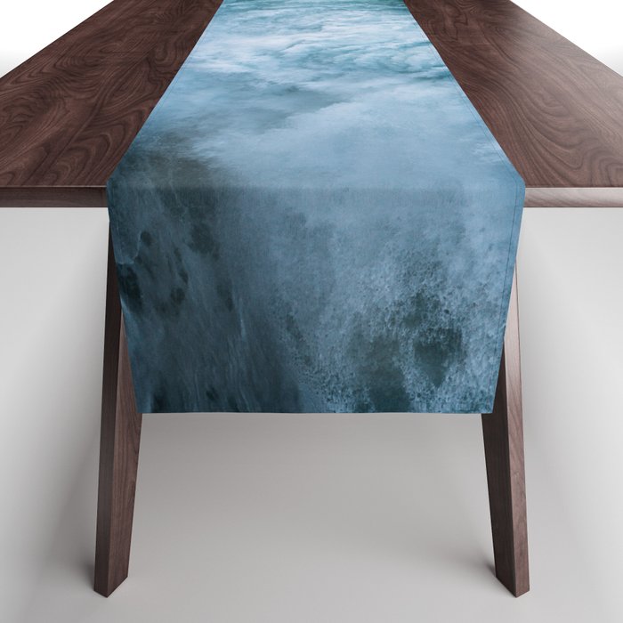 Wave in Ireland during sunset - Oceanscape Table Runner Gallery Image 1