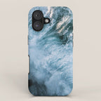 Wave in Ireland during sunset - Oceanscape iPhone Case Gallery Image 1