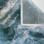 Wave in Ireland during sunset - Oceanscape Wall Tapestry Gallery Image 3