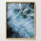 Wave in Ireland during sunset - Oceanscape Serving Tray Gallery Image 1