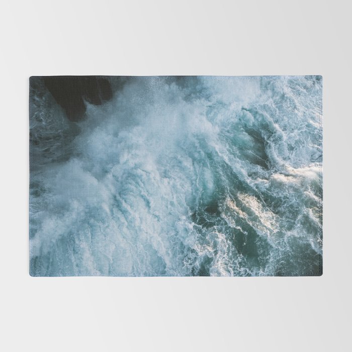 Wave in Ireland during sunset - Oceanscape Rug Gallery Image 2