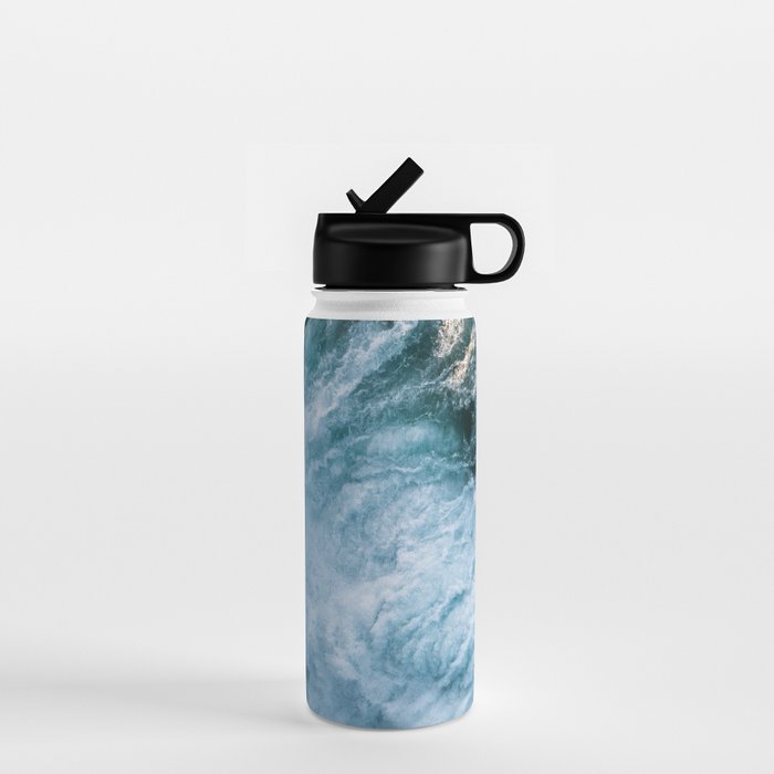 Wave in Ireland during sunset - Oceanscape Water Bottle Gallery Image 1