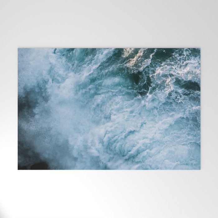 Wave in Ireland during sunset - Oceanscape Welcome Mat Gallery Image 1