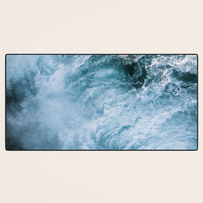 Wave in Ireland during sunset - Oceanscape Desk Mat Gallery Image 3