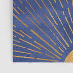 Twilight Blue and Metallic Gold Sunrise Poster Gallery Image 3