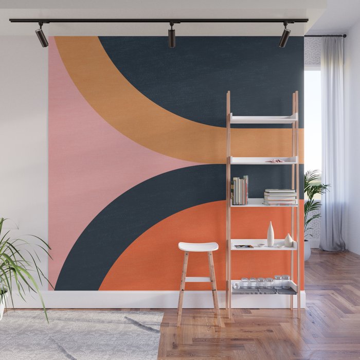 Mallorca: Bauhaus Abstraction 02 Wall Mural Gallery Image 1