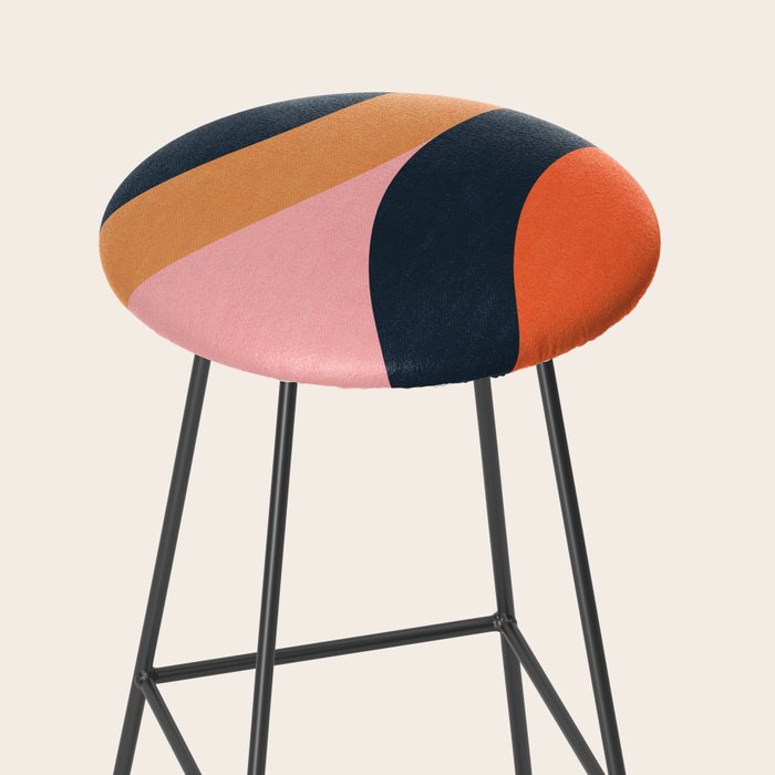 Mallorca: Bauhaus Abstraction 02 Stool Gallery Image 2