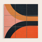 Mallorca: Bauhaus Abstraction 02 Wood Wall Art Gallery Image 1