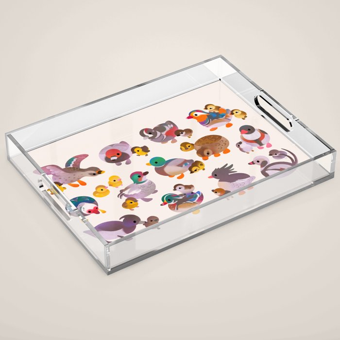 Duck and Duckling Acrylic Tray Gallery Image 1