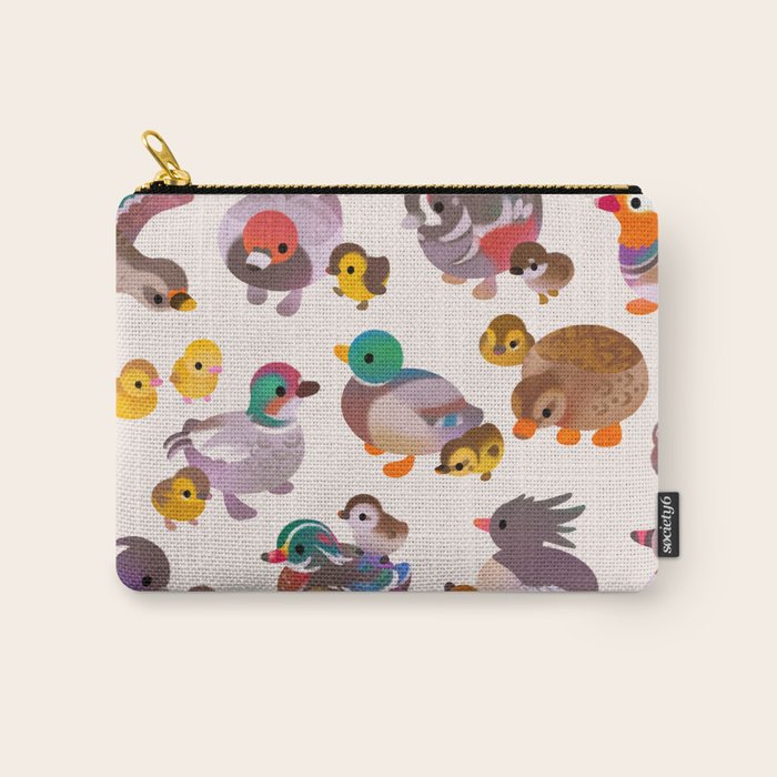 Duck and Duckling Carry All Pouch Gallery Image 1