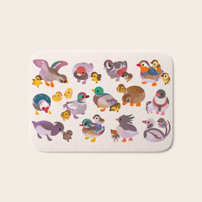 Duck and Duckling Bath Mat Gallery Image 1