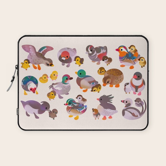 Duck and Duckling Laptop Sleeve Gallery Image 1