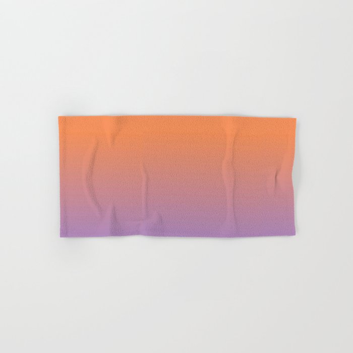 OMBRE ORANGE PURPLE PASTEL COLOR Bath Towel Gallery Image 1
