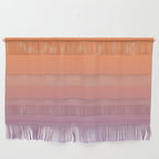 OMBRE ORANGE PURPLE PASTEL COLOR Wall Hanging Gallery Image 1