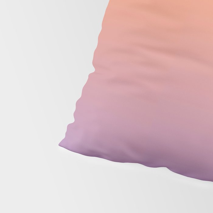 OMBRE ORANGE PURPLE PASTEL COLOR Pillow Sham Gallery Image 4