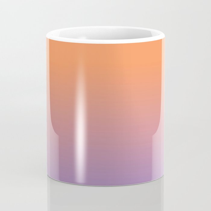 OMBRE ORANGE PURPLE PASTEL COLOR Coffee Mug Gallery Image 4