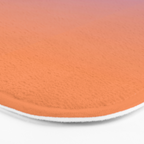OMBRE ORANGE PURPLE PASTEL COLOR Bath Mat Gallery Image 3