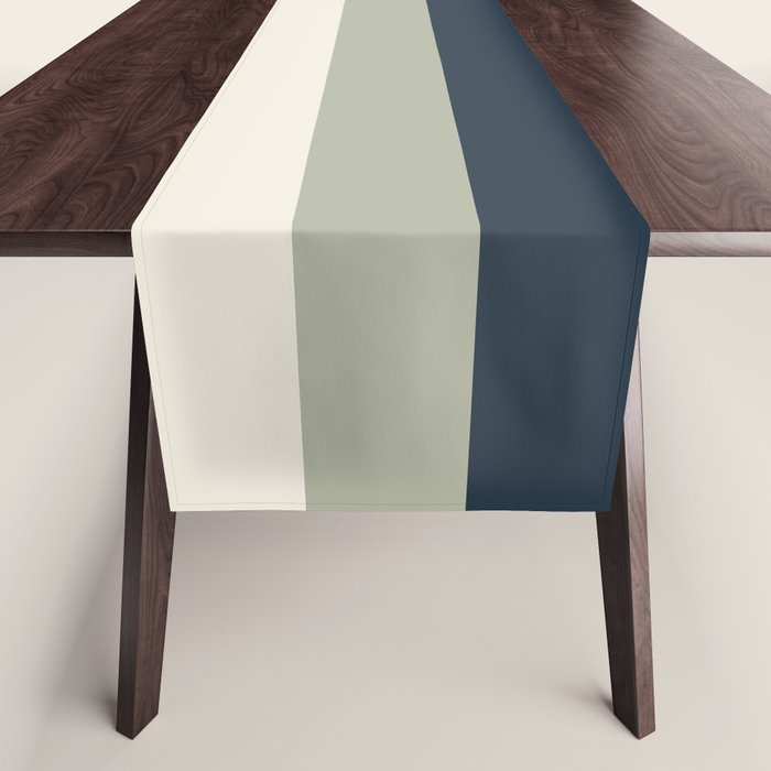 Sage Navy Table Runner Gallery Image 1