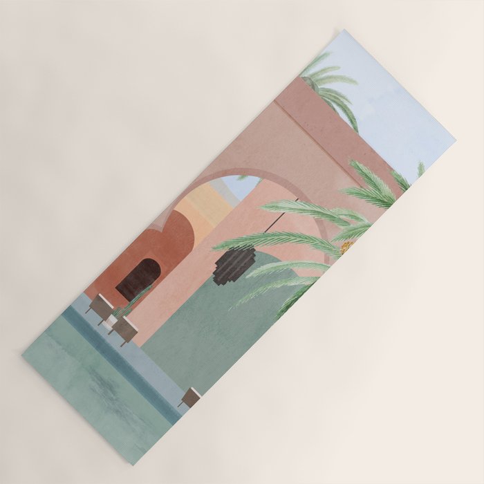 Moroccan Pool Yoga Mat Gallery Image 1