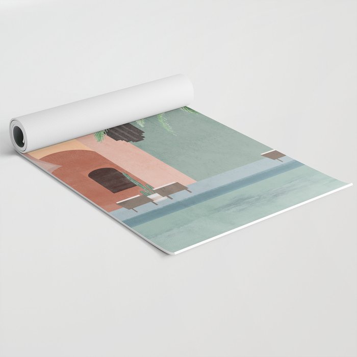 Moroccan Pool Yoga Mat Gallery Image 2