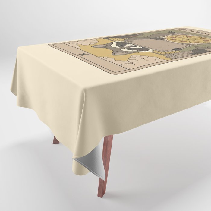 Wheel of Fortune - Raccoons Tarot Tablecloth Gallery Image 1