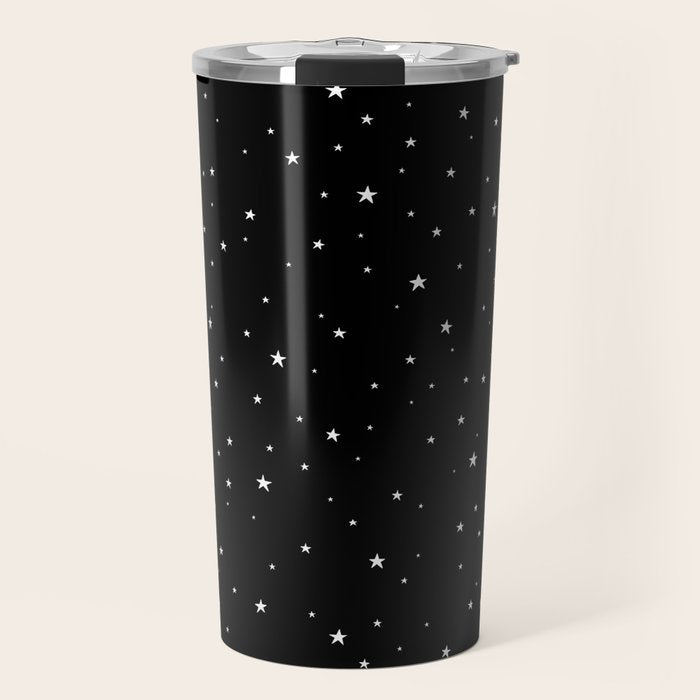 Tiny Stars Dark Travel Mug Gallery Image 1