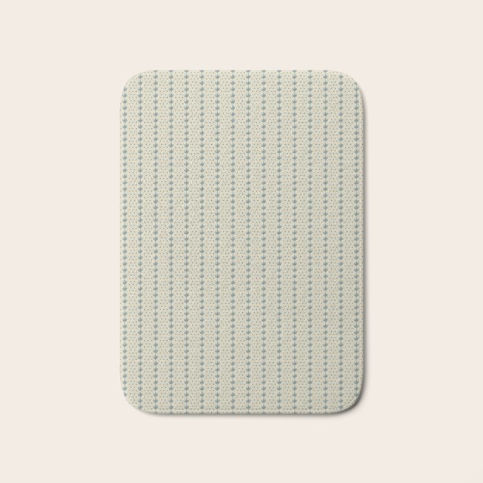 Coastal Botanical Dots Bath Mat Gallery Image 1