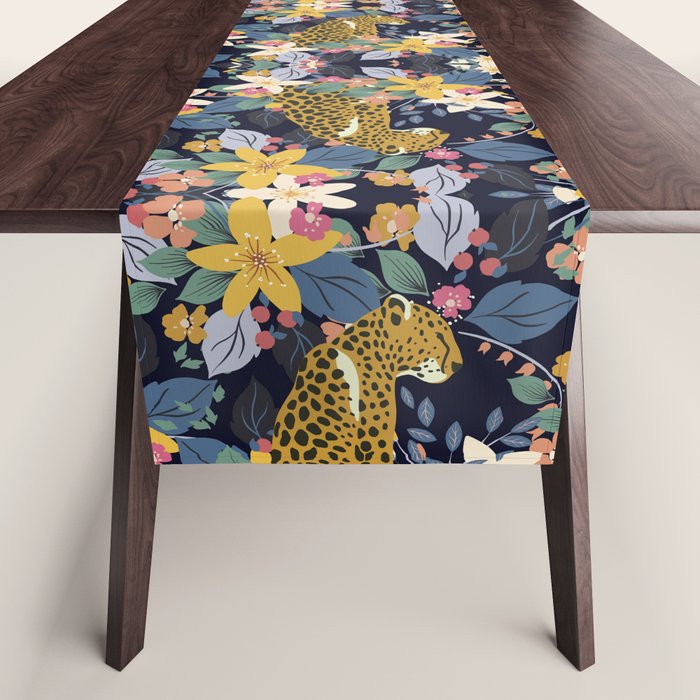 Ziggy Cheetah Prints Table Runner Gallery Image 1