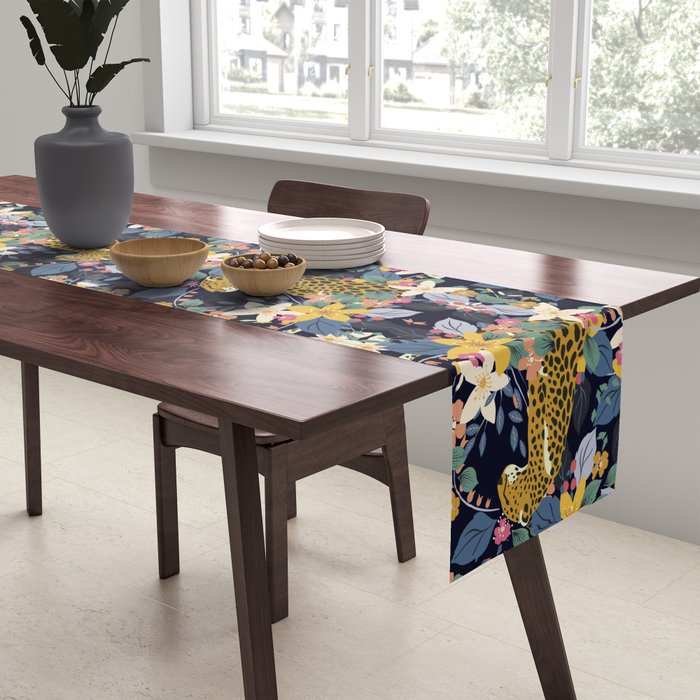 Ziggy Cheetah Prints Table Runner Gallery Image 2