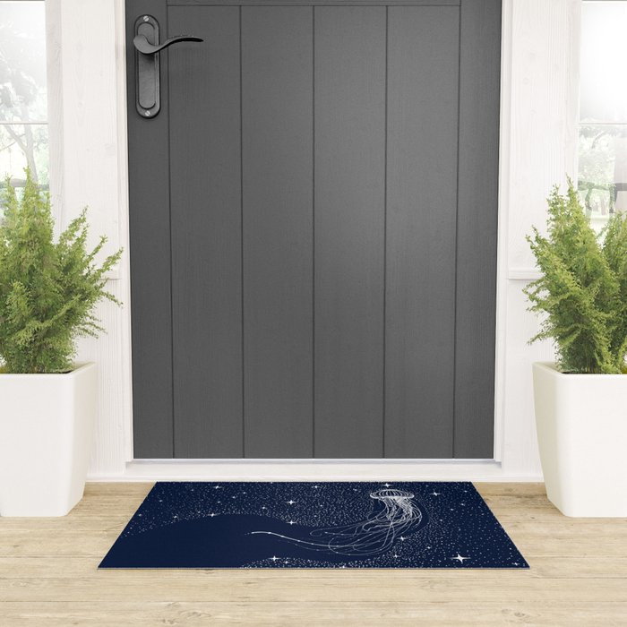 starry jellyfish Welcome Mat Gallery Image 3