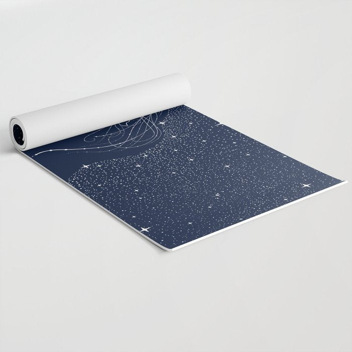 starry jellyfish Yoga Mat Gallery Image 2