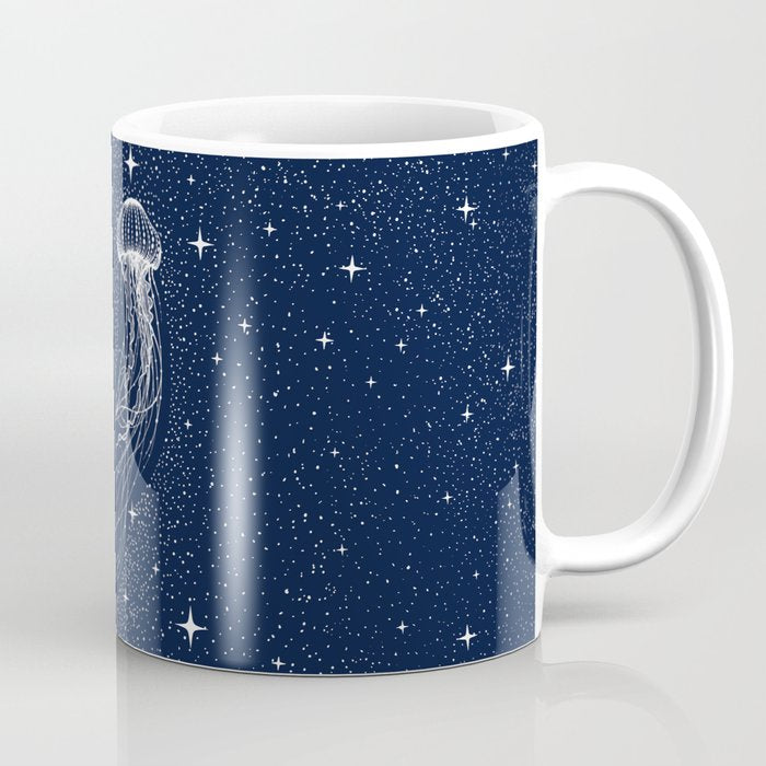 starry jellyfish Coffee Mug Gallery Image 1