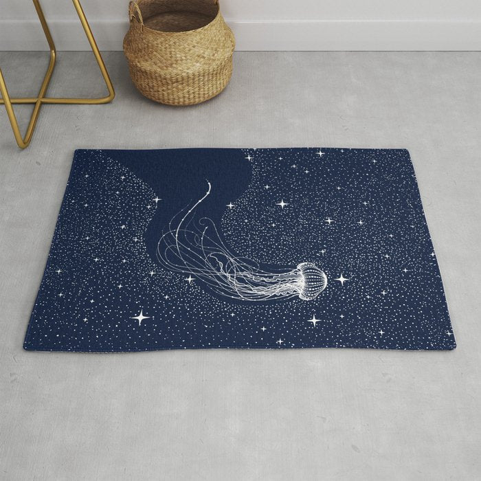 starry jellyfish Rug Gallery Image 1