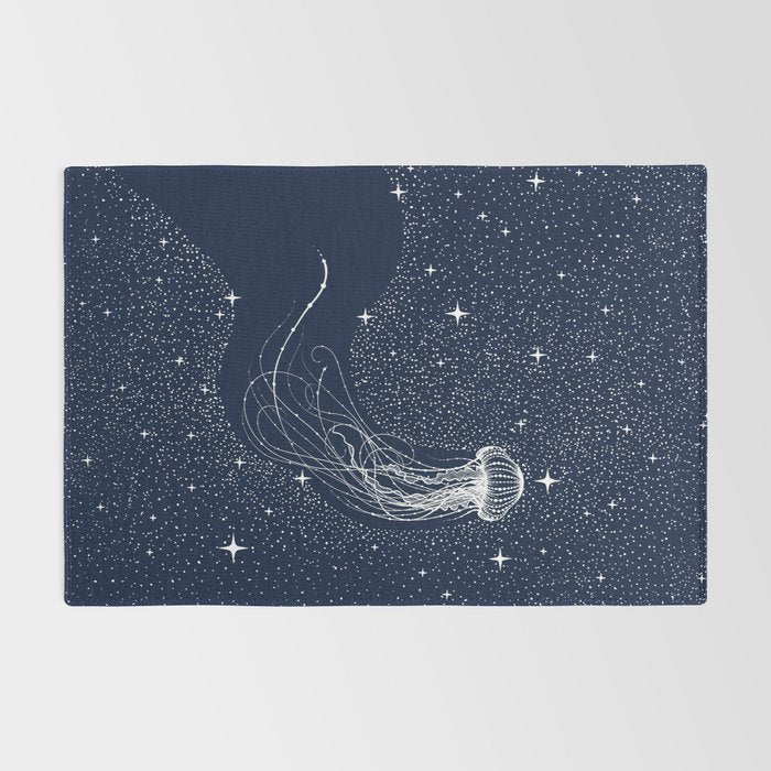 starry jellyfish Rug Gallery Image 2