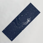 starry jellyfish Yoga Mat Gallery Image 1