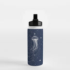 starry jellyfish Water Bottle Gallery Image 2