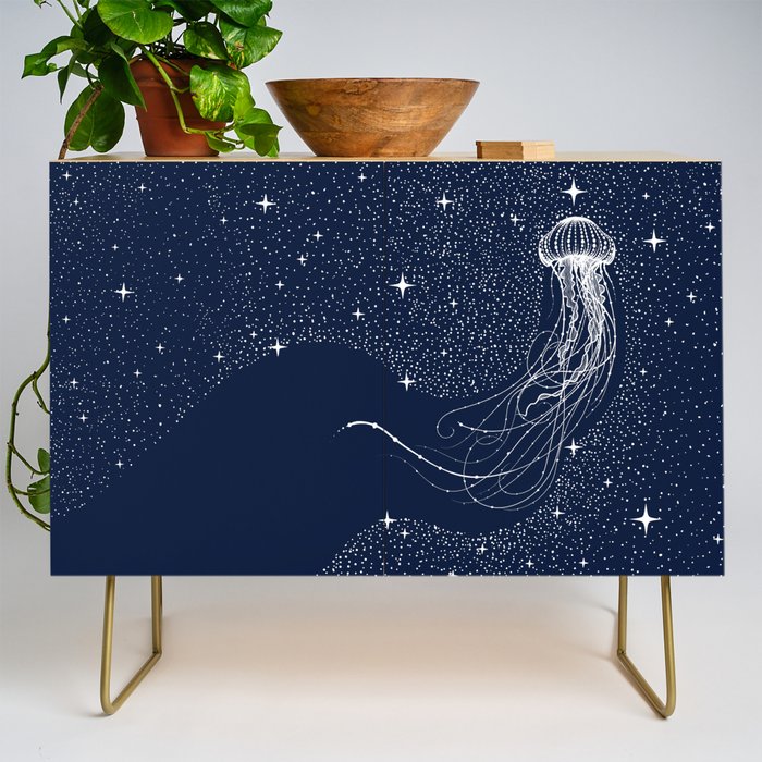 starry jellyfish Credenza Gallery Image 1