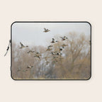 Ducks in Autumn Flight Laptop Sleeve Gallery Image 1