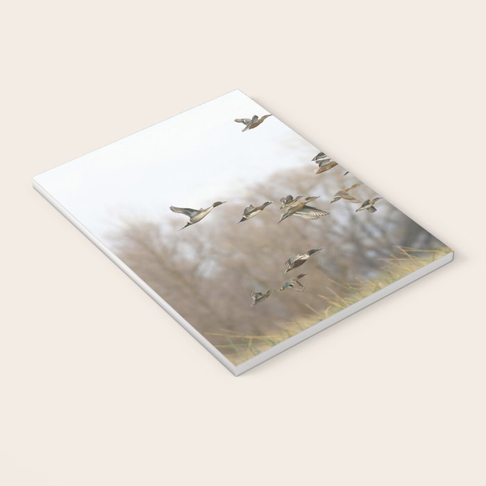 Ducks in Autumn Flight Notebook Gallery Image 3