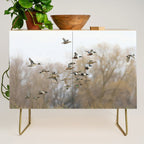 Ducks in Autumn Flight Credenza Gallery Image 1