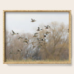 Ducks in Autumn Flight Serving Tray Gallery Image 1