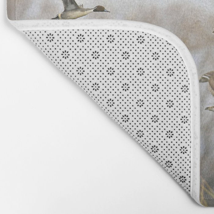 Ducks in Autumn Flight Bath Mat Gallery Image 2