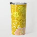 Grandma's Flowers (Yellow) Travel Mug Gallery Image 3