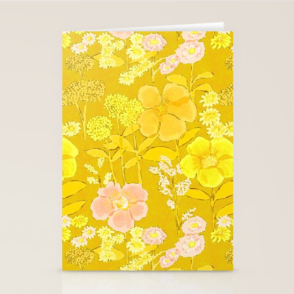 Grandma's Flowers (Yellow) Stationery Card Gallery Image 2