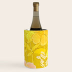 Grandma's Flowers (Yellow) Wine Chiller Gallery Image 1