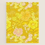 Grandma's Flowers (Yellow) Jigsaw Puzzle Gallery Image 1